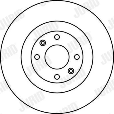 Handler.Part Brake disc JURID 562221JC 1