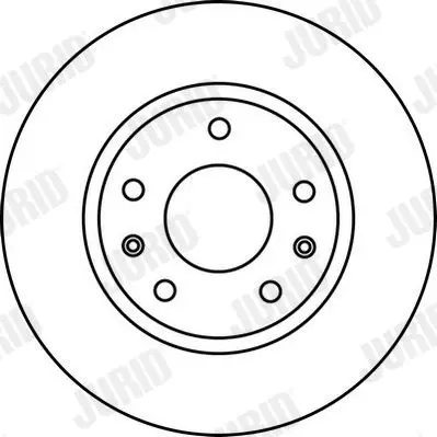 Handler.Part Brake disc JURID 562225JC 2