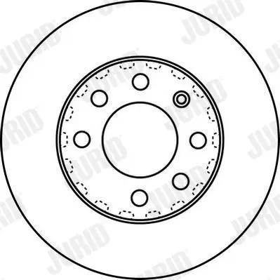 Handler.Part Brake disc JURID 562226JC 2