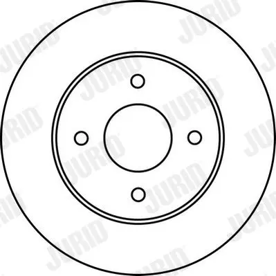 Handler.Part Brake disc JURID 562227JC 2