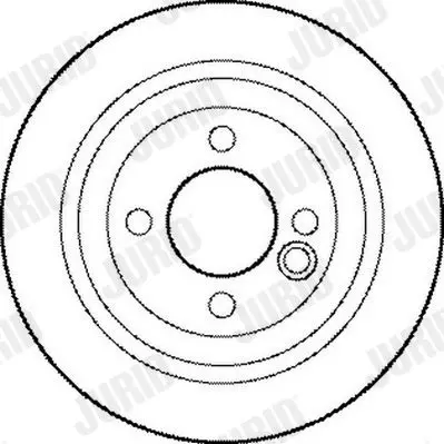 Handler.Part Brake disc JURID 562194JC 2