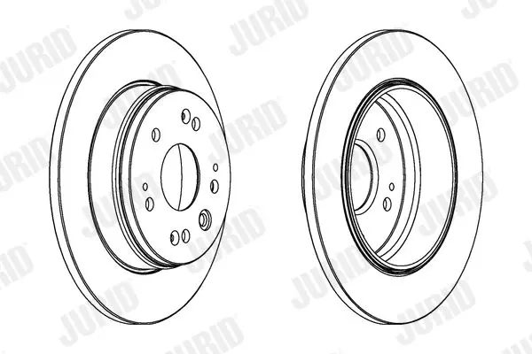 Handler.Part Brake disc JURID 562284JC 2