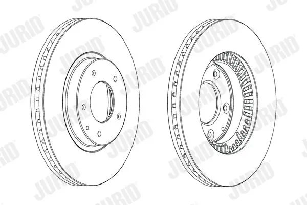 Handler.Part Brake disc JURID 562286JC 2