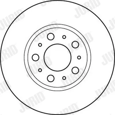 Handler.Part Brake disc JURID 562244JC 2