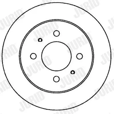 Handler.Part Brake disc JURID 562250JC 2