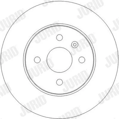 Handler.Part Brake disc JURID 562254JC 2