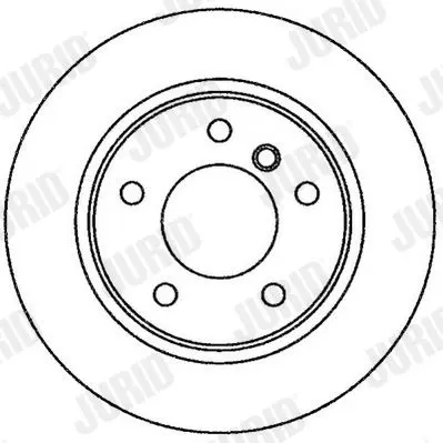 Handler.Part Brake disc JURID 562259JC 2