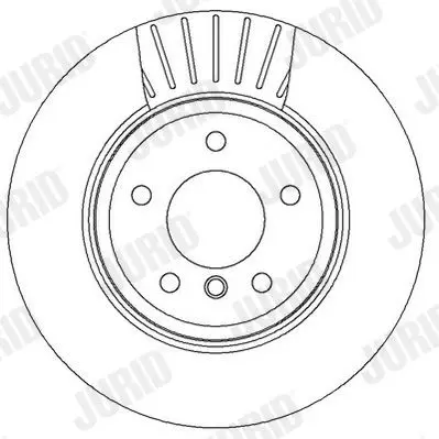 Handler.Part Brake disc JURID 562319JC 2