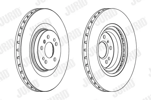 Handler.Part Brake disc JURID 562346JC1 1