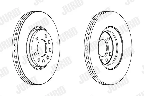 Handler.Part Brake disc JURID 562385JC 2