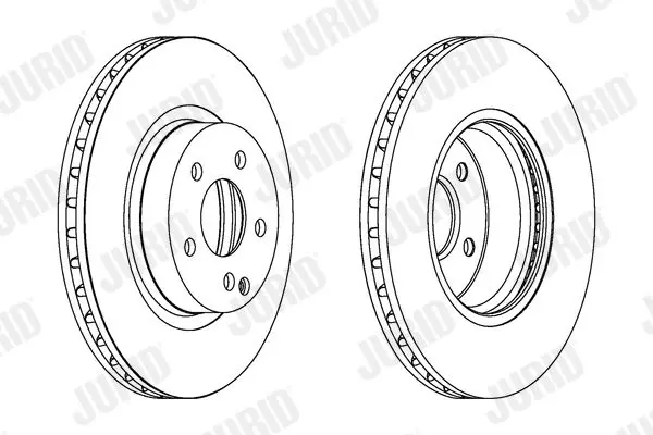 Handler.Part Brake disc JURID 562386JC 2