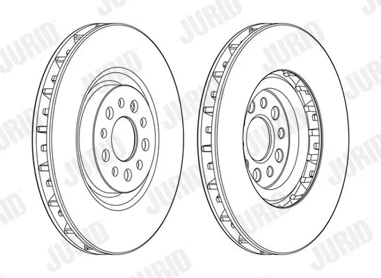 Handler.Part Brake disc JURID 562394JC 1