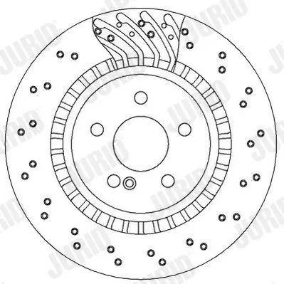 Handler.Part Brake disc JURID 562400JC 3