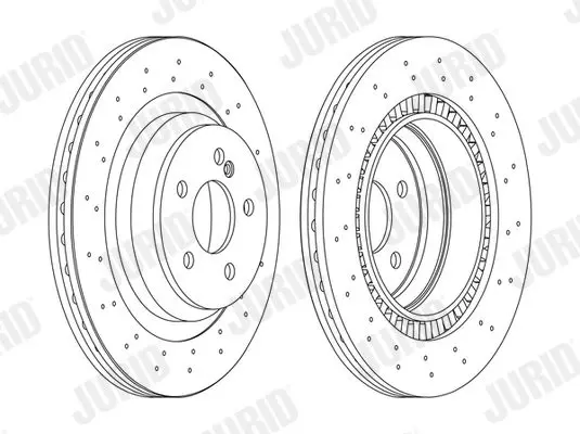 Handler.Part Brake disc JURID 562400JC 2