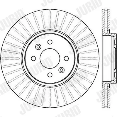 Handler.Part Brake disc JURID 562410JC 2