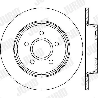 Handler.Part Brake disc JURID 562411JC 2