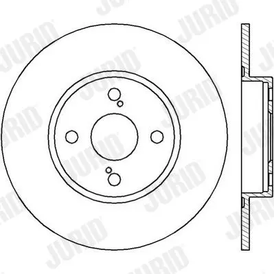 Handler.Part Brake disc JURID 562412JC 2