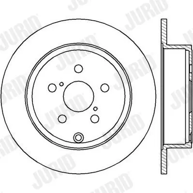 Handler.Part Brake disc JURID 562418JC 2