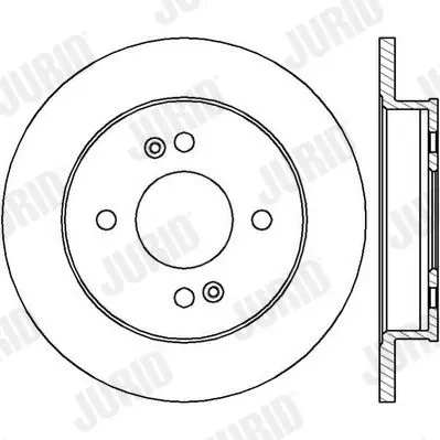 Handler.Part Brake disc JURID 562429JC 2