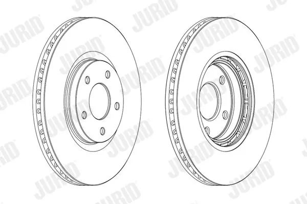 Handler.Part Brake disc JURID 562465JC 1