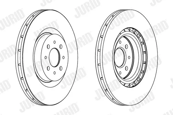 Handler.Part Brake disc JURID 562502JC 2