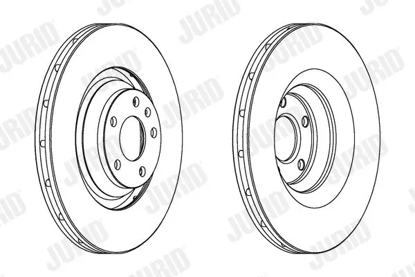 Handler.Part Brake disc JURID 562506JC 2