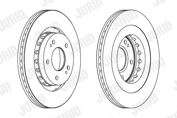 Handler.Part Brake disc JURID 562528JC 2