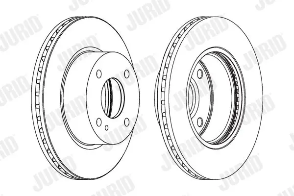 Handler.Part Brake disc JURID 562539JC 2