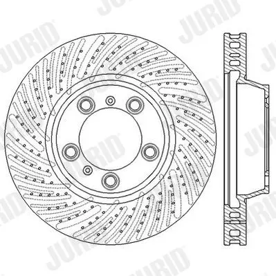 Handler.Part Brake disc JURID 562586JC 1