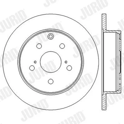 Handler.Part Brake disc JURID 562601JC 1