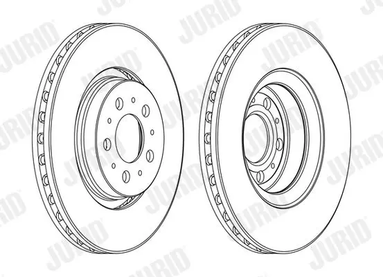 Handler.Part Brake disc JURID 562604JC 2