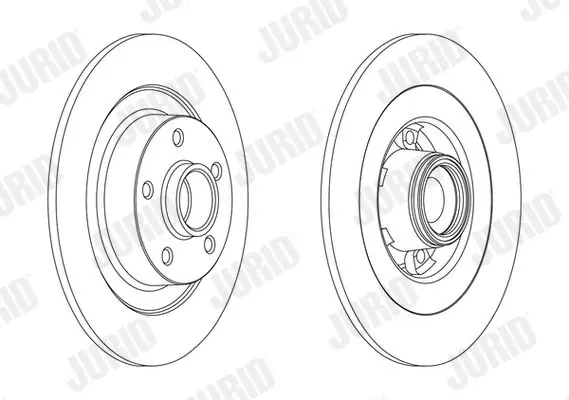 Handler.Part Brake disc JURID 562608J 2