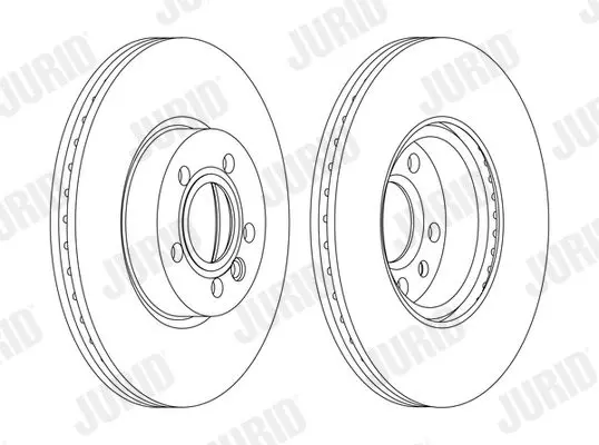 Handler.Part Brake disc JURID 562626JC 2