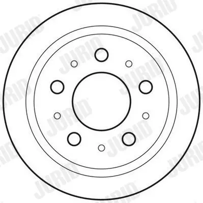 Handler.Part Brake disc JURID 562629JC 1