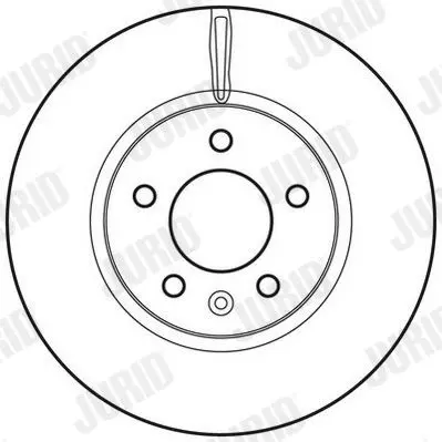 Handler.Part Brake disc JURID 562631JC 3