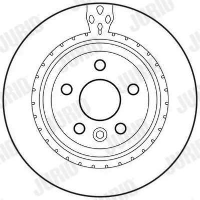 Handler.Part Brake disc JURID 562650JC 2