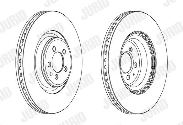 Handler.Part Brake disc JURID 562661JC 2