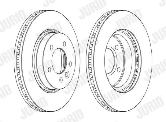 Handler.Part Brake disc JURID 562666JC 2