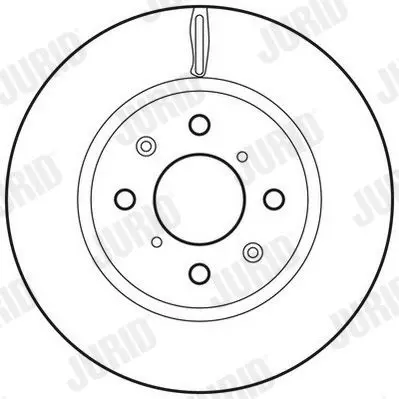 Handler.Part Brake disc JURID 562694JC 1