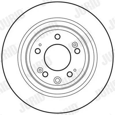 Handler.Part Brake disc JURID 562697JC 2