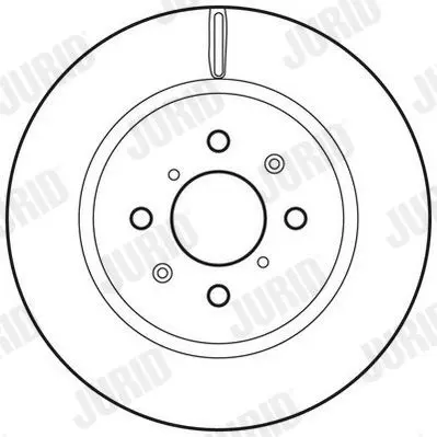 Handler.Part Brake disc JURID 562699JC 2