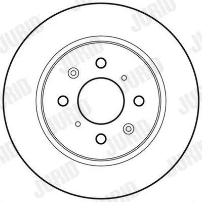 Handler.Part Brake disc JURID 562704JC 2