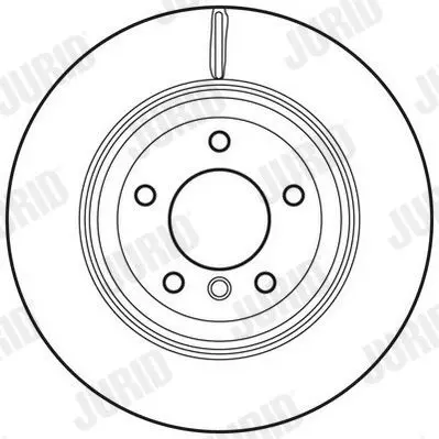 Handler.Part Brake disc JURID 562721JC 2