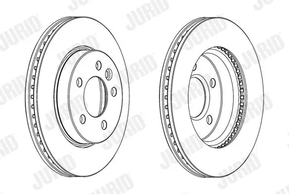 Handler.Part Brake disc JURID 562722JC 2