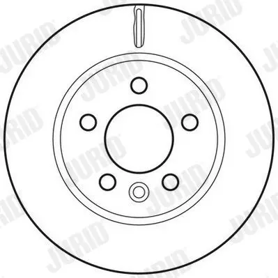 Handler.Part Brake disc JURID 562722JC 3