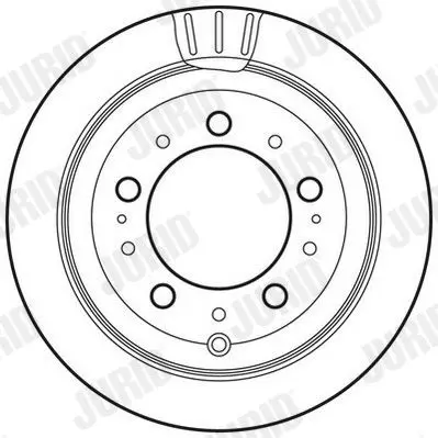 Handler.Part Brake disc JURID 562744JC 2