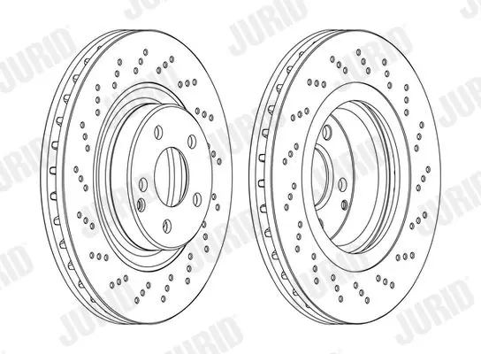 Handler.Part Brake disc JURID 562673JC 1