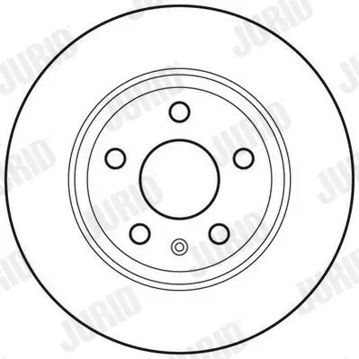 Handler.Part Brake disc JURID 562676JC 2