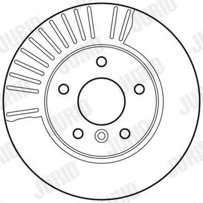 Handler.Part Brake disc JURID 562685JC 3