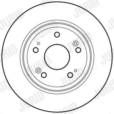 Handler.Part Brake disc JURID 562687JC 1